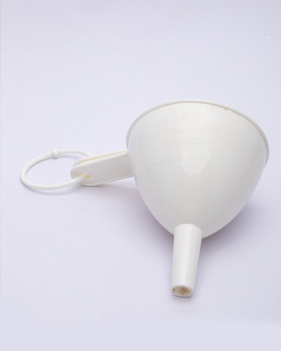 Measuring Spoon, with Funnel Set, for Kitchen, Multicolour, Plastic, Set of 3 Funnels, Set of 6 Spoons - MARKET 99