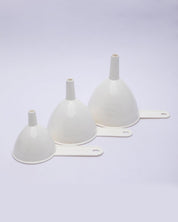 Measuring Spoon, with Funnel Set, for Kitchen, Multicolour, Plastic, Set of 3 Funnels, Set of 6 Spoons - MARKET 99