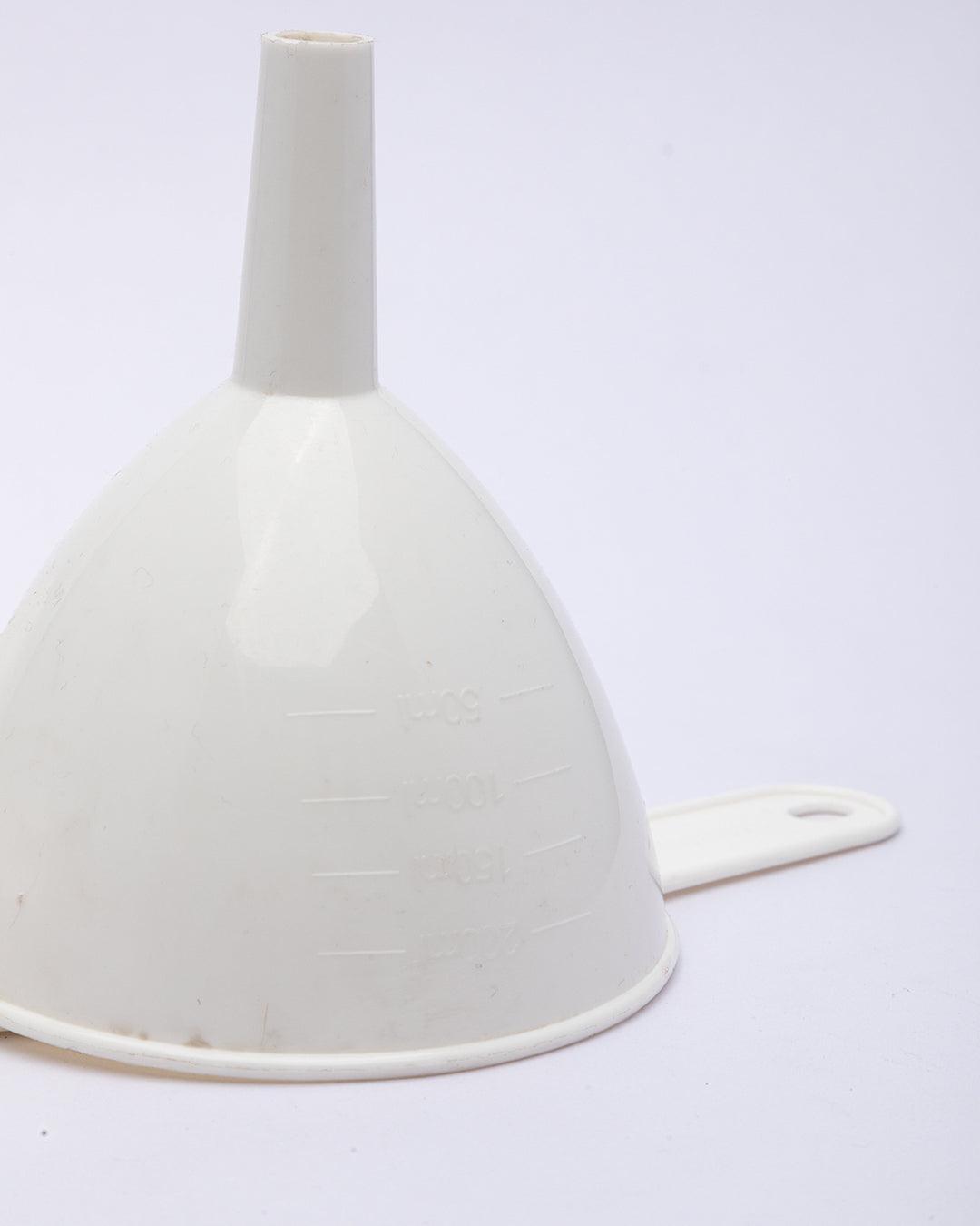 Measuring Spoon, with Funnel Set, for Kitchen, Multicolour, Plastic, Set of 3 Funnels, Set of 6 Spoons - MARKET 99