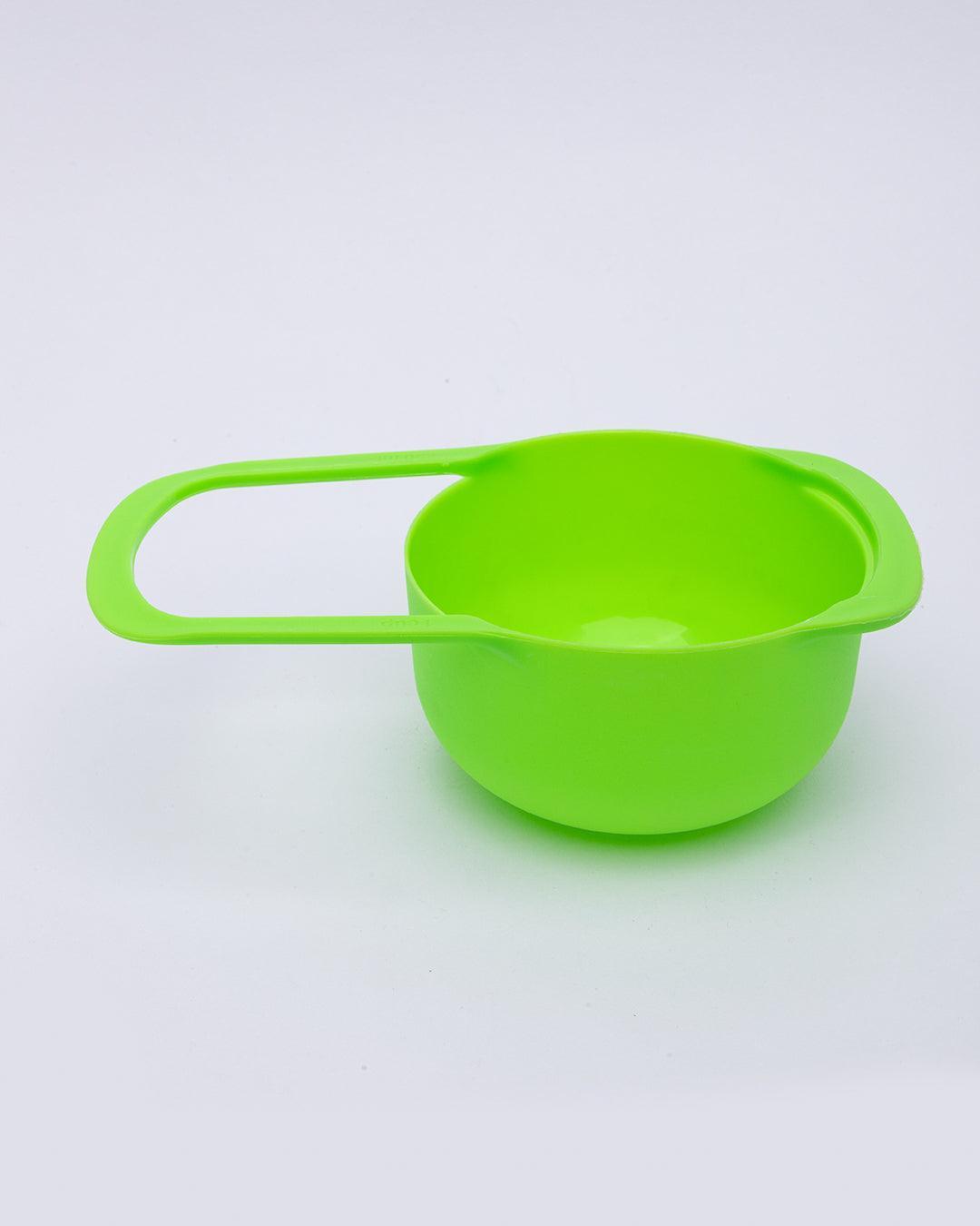 Measuring Spoon, with Funnel Set, for Kitchen, Multicolour, Plastic, Set of 3 Funnels, Set of 6 Spoons - MARKET 99