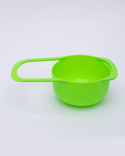 Measuring Spoon, with Funnel Set, for Kitchen, Multicolour, Plastic, Set of 3 Funnels, Set of 6 Spoons - MARKET 99