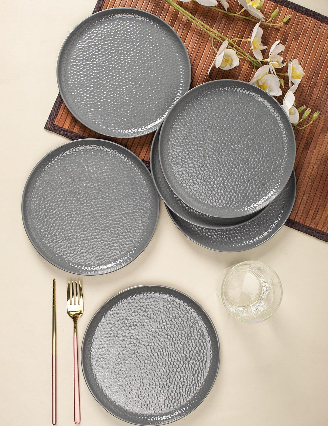 Melamine Round Quarter Plate (Set of 6) - MARKET 99