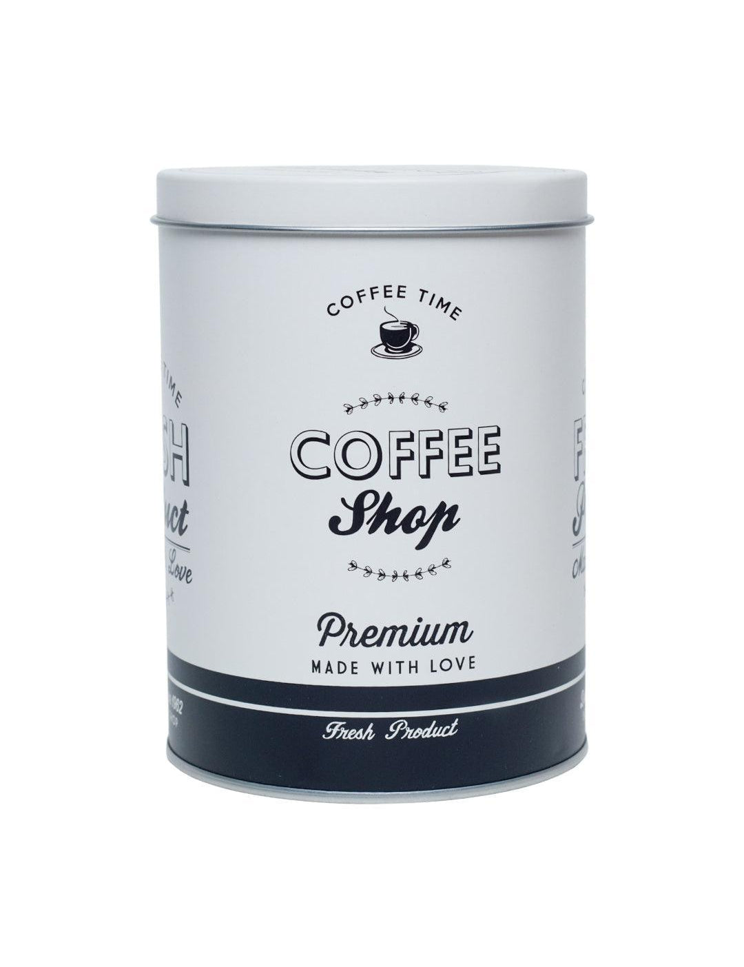 Metal Coffee Jar - Off White, 1000Ml - MARKET 99