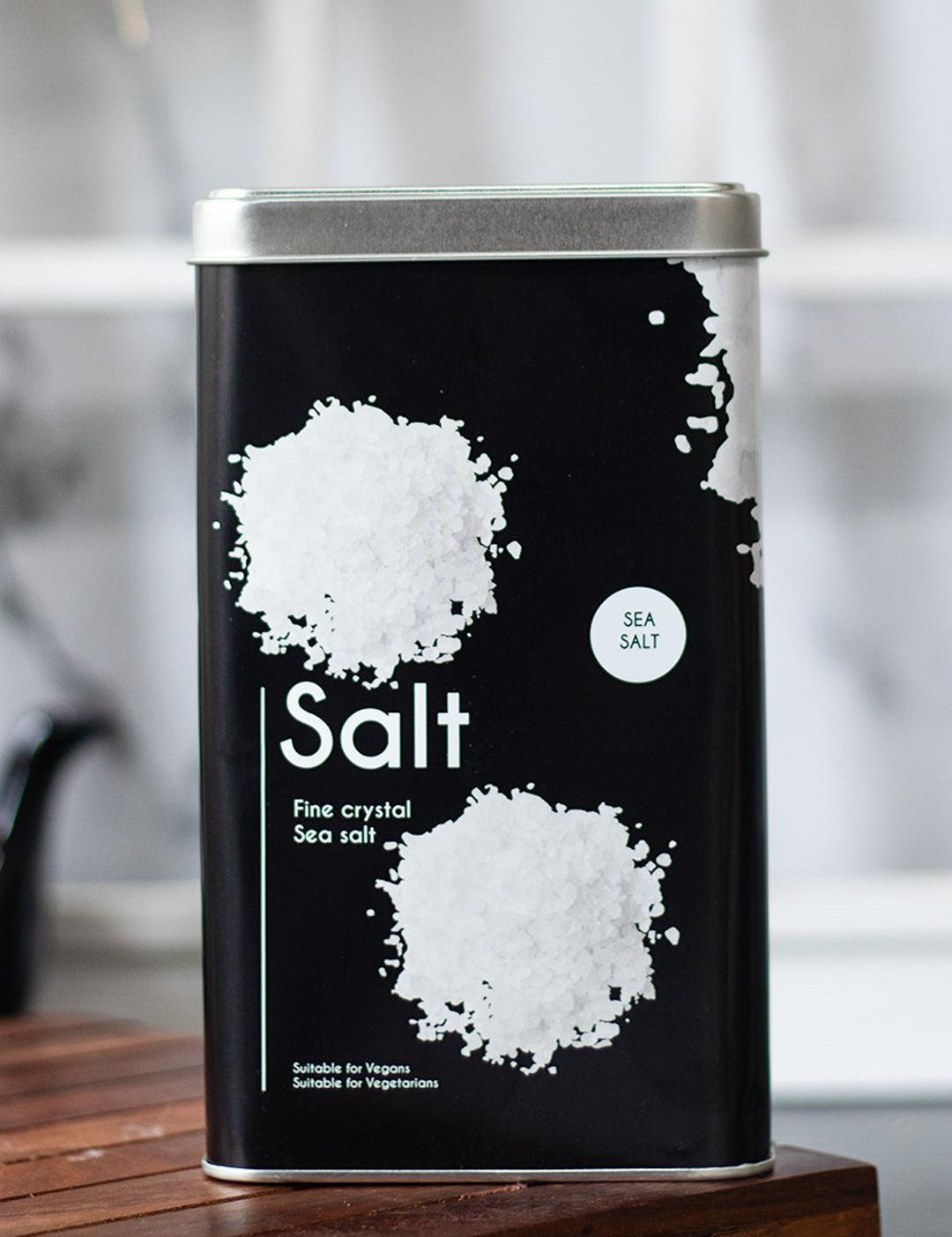 Metal Salt Jar - Black, 2050Ml - MARKET 99