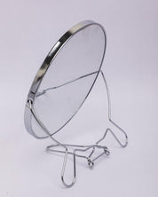 Mirror with Stand, Metal Mirror, Silver, Steel - MARKET 99