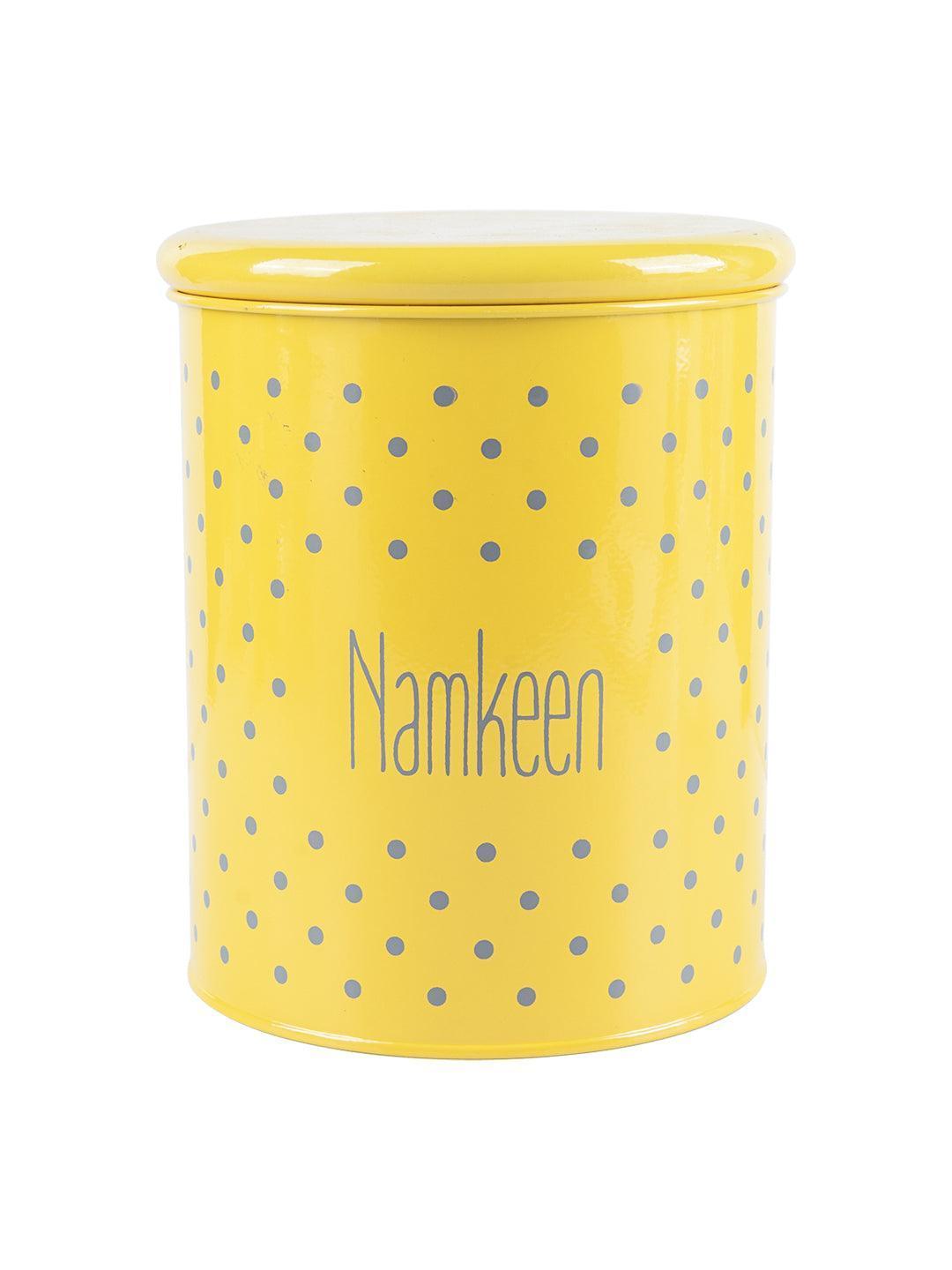 Namkeen Jar With Lid - (Yellow, 1700mL) - MARKET 99