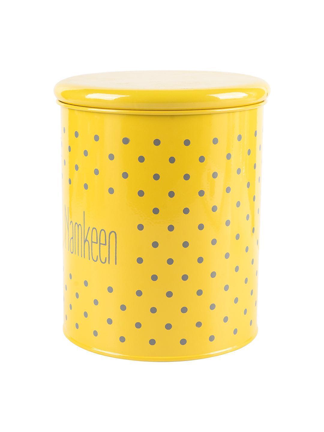 Namkeen Jar With Lid - (Yellow, 1700mL) - MARKET 99