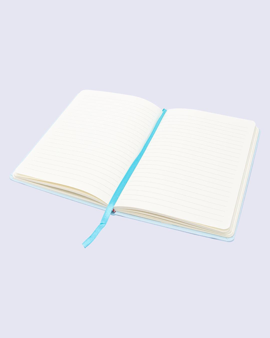 Notebook, Unicorn Print, Light Blue, Paper - MARKET 99