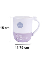 Peach Crocodile Face Plastic Kids Mug