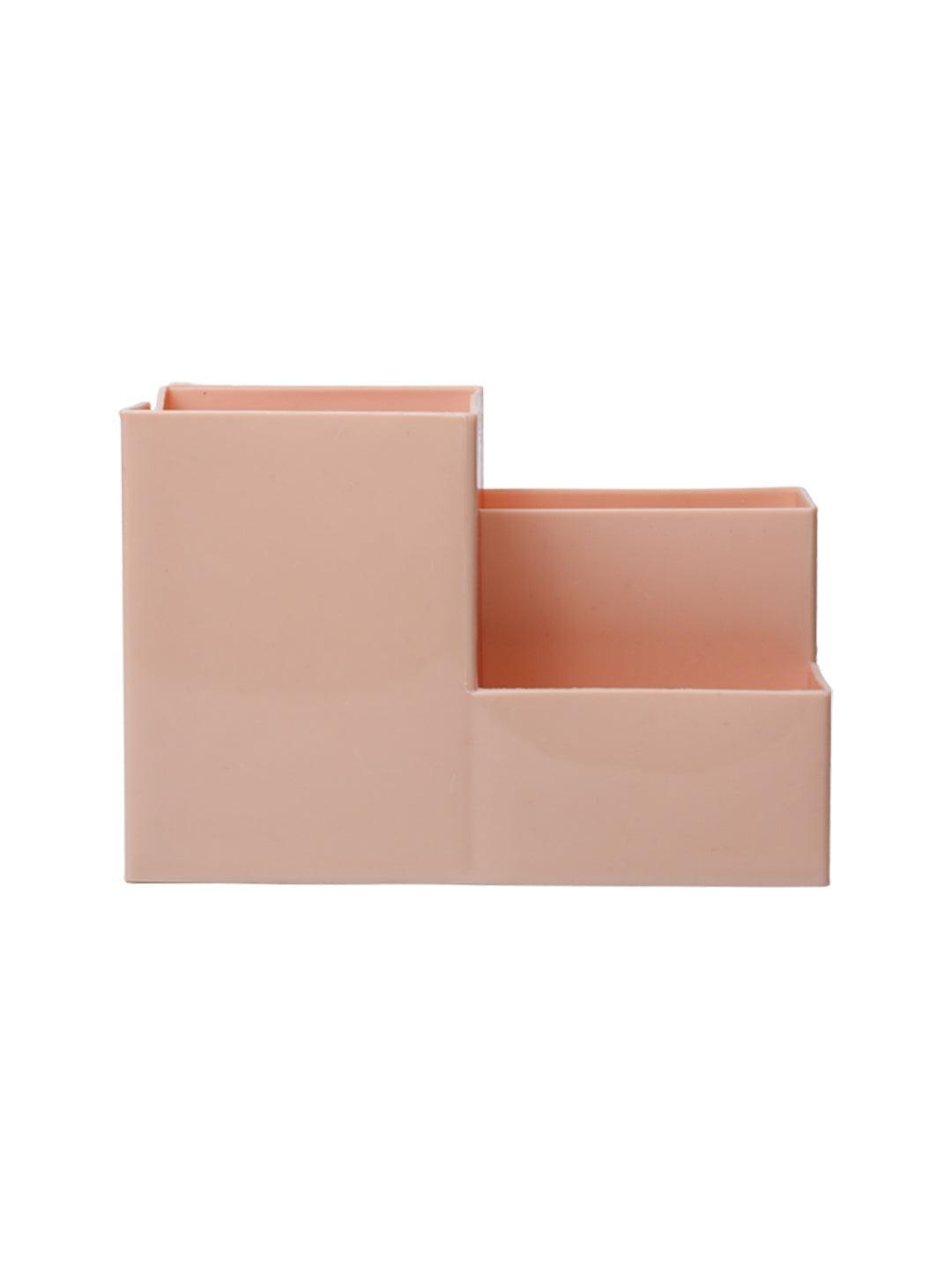 Peach Pen Holder - 14.5 X 10 X 7 Cm - MARKET 99