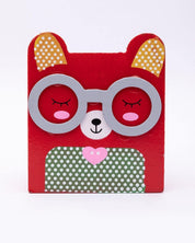 Pen Pot, Animal Design, Pink & Red, MDF, Set of 2 - MARKET 99