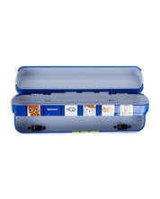 Pencil Box, Dark Blue, Tin - MARKET 99