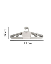 Plastic, Cloth Hanger Set Of 4 Pcs, Plain, Glossy : Finish, Multicolor