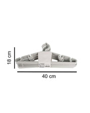 Plastic, Cloth Hanger Set Of 4 Pcs, Plain, Glossy : Finish, Multicolor