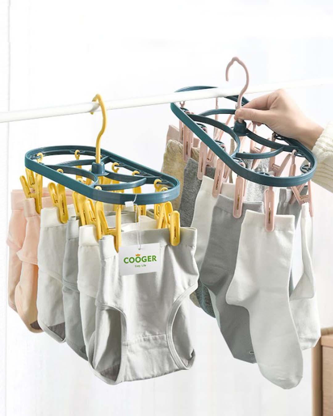 Iron, Cloth Hanger Set Of 6 Pcs, Plain, Glossy : Finish,  Multicolor-Market99 – MARKET 99