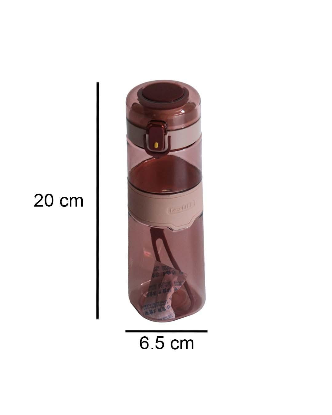 Plastic, Water Bottle 540 Ml, Rubber Grip, Glossy : Finish, Multicolor