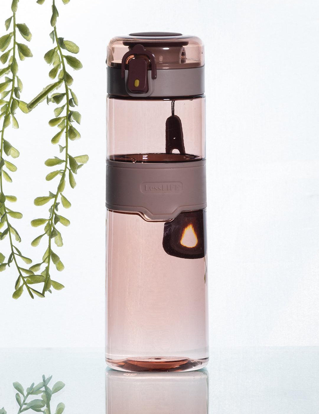 Plastic, Water Bottle 540 Ml, Rubber Grip, Glossy : Finish, Multicolor