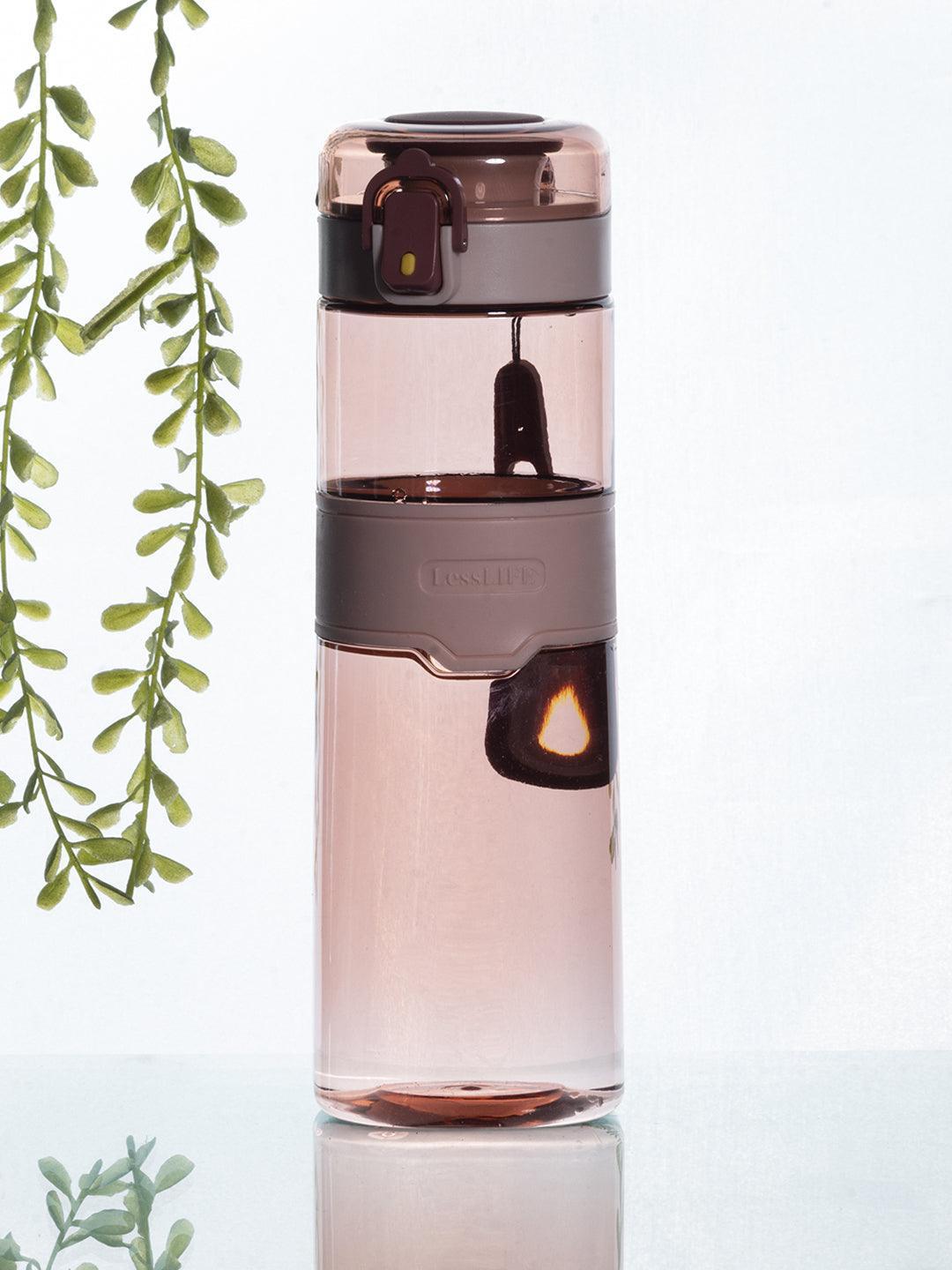 Plastic, Water Bottle 540 Ml, Rubber Grip, Glossy : Finish, Multicolor