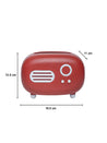 Red Vintage Napkin Box Holder - Radio Design - MARKET 99