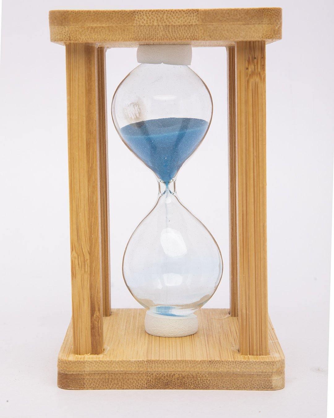 Sand Timer, Hour Glass, for Home Décor, Blue, MDF - MARKET 99