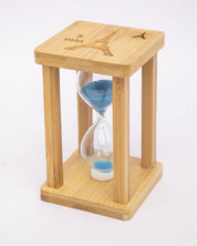 Sand Timer, Hour Glass, for Home Décor, Blue, MDF - MARKET 99