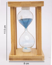 Sand Timer, Hour Glass, for Home Décor, Blue, MDF - MARKET 99