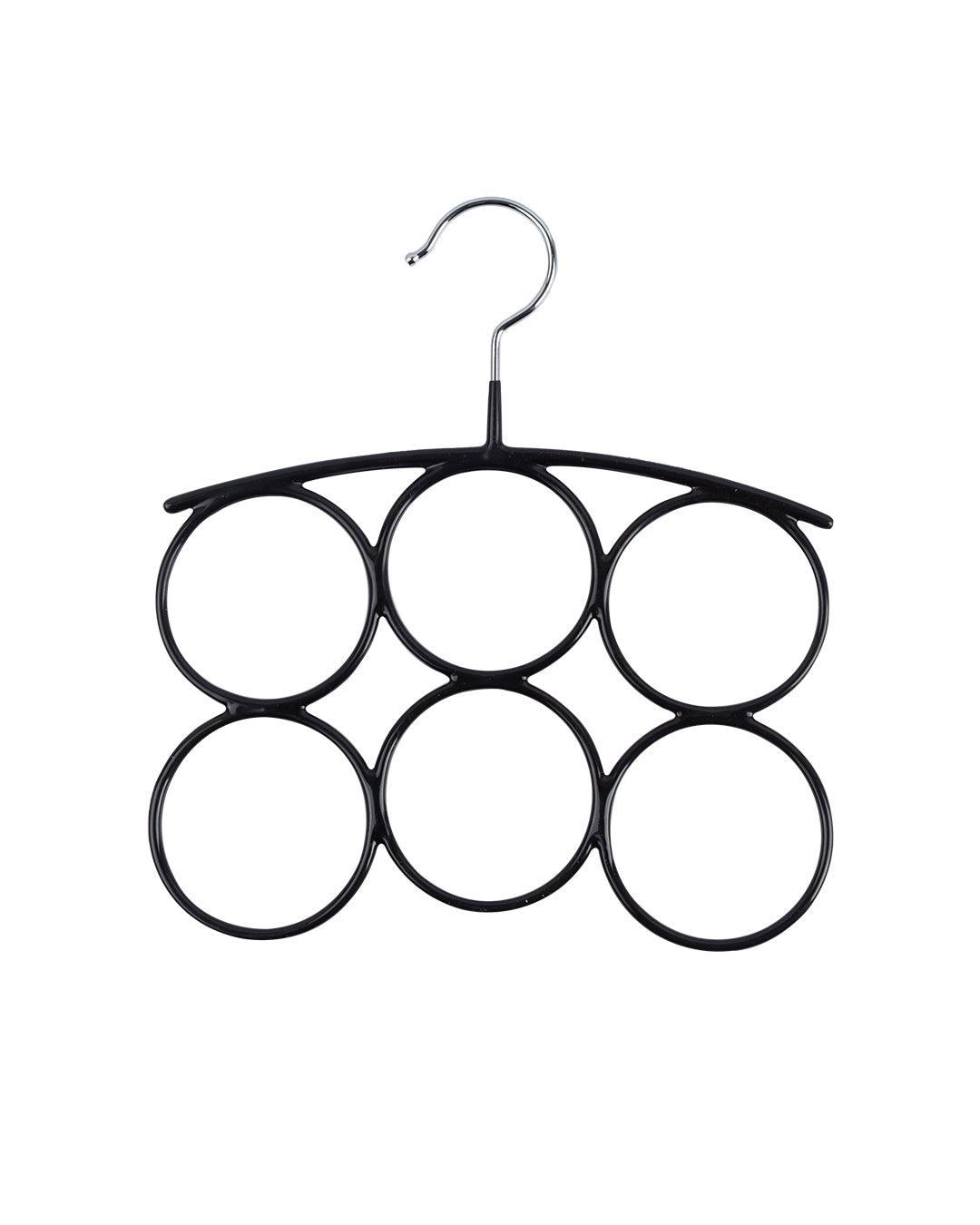 Scarf Hanger, Black, Mild Steel & PVC - MARKET 99