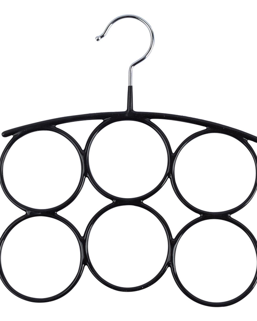 Scarf Hanger, Black, Mild Steel & PVC - MARKET 99