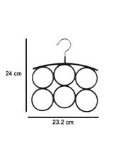 Scarf Hanger, Black, Mild Steel & PVC - MARKET 99
