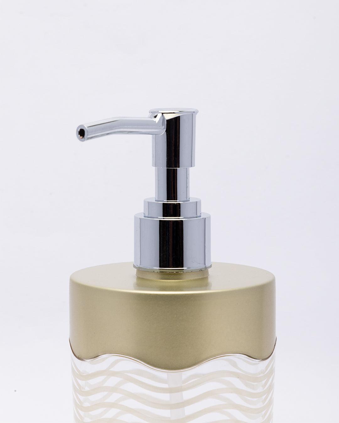 Soap Dispenser, Metallic Green, Plastic, 350 mL - MARKET 99