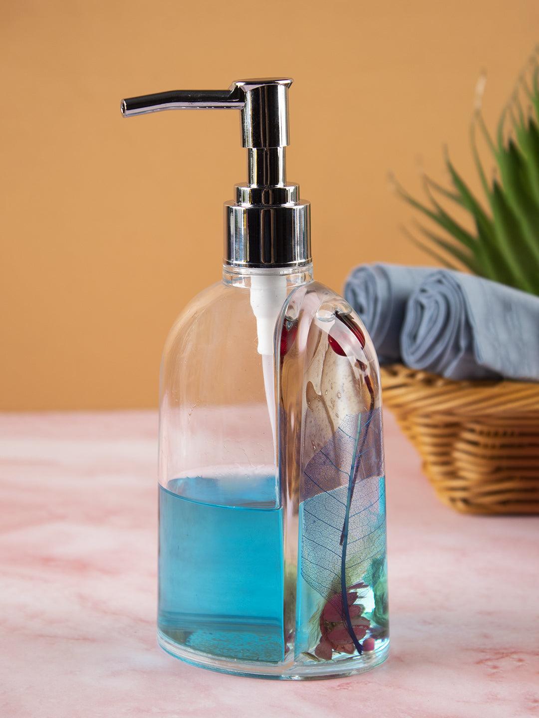 Soap Dispenser, Refillable & Reusable, Red, Plastic, 250 mL - MARKET 99