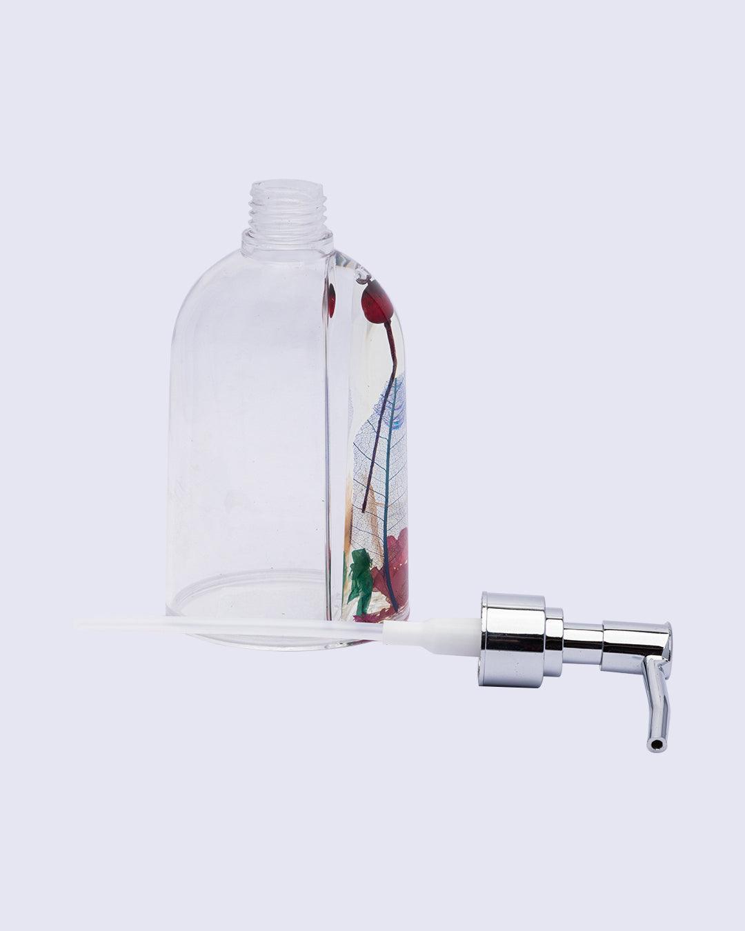 Soap Dispenser, Refillable & Reusable, Red, Plastic, 250 mL - MARKET 99