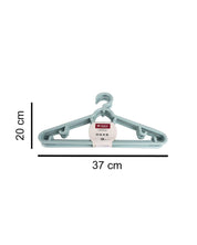 Solid Hangers, Turquoise, Plastic, Set of 4 - MARKET 99
