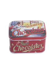 Storage Box, for Home & Kitchen, Finest Chocolates, Pink, Tin, Set of 3 - MARKET 99