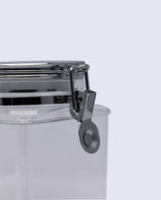 Storage Jar, for Kitchen & Home, Transparent, Plastic, 1.2 Litre - MARKET 99