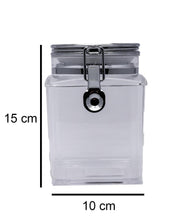 Storage Jar, for Kitchen & Home, Transparent, Plastic, 1.2 Litre - MARKET 99
