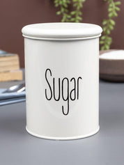 Off White Sugar Jar With Lid (900mL)