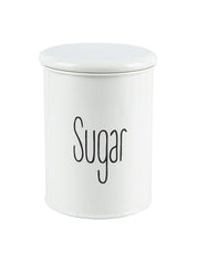 Off White Sugar Jar With Lid (900mL)
