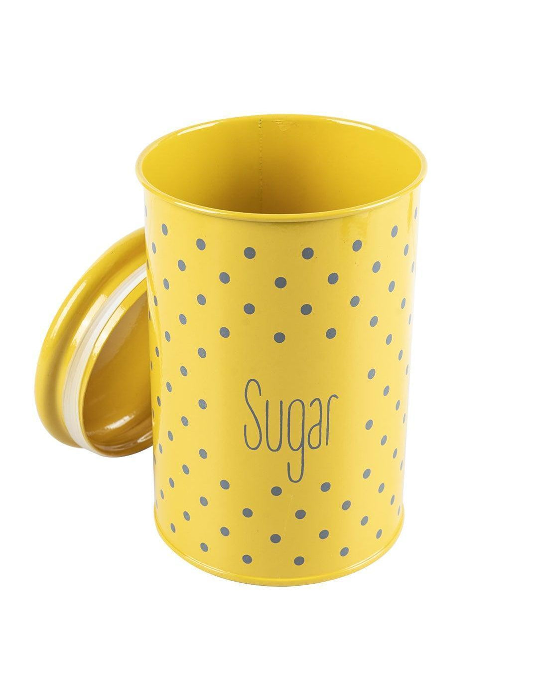 Yellow Sugar Jar With Lid (900mL)