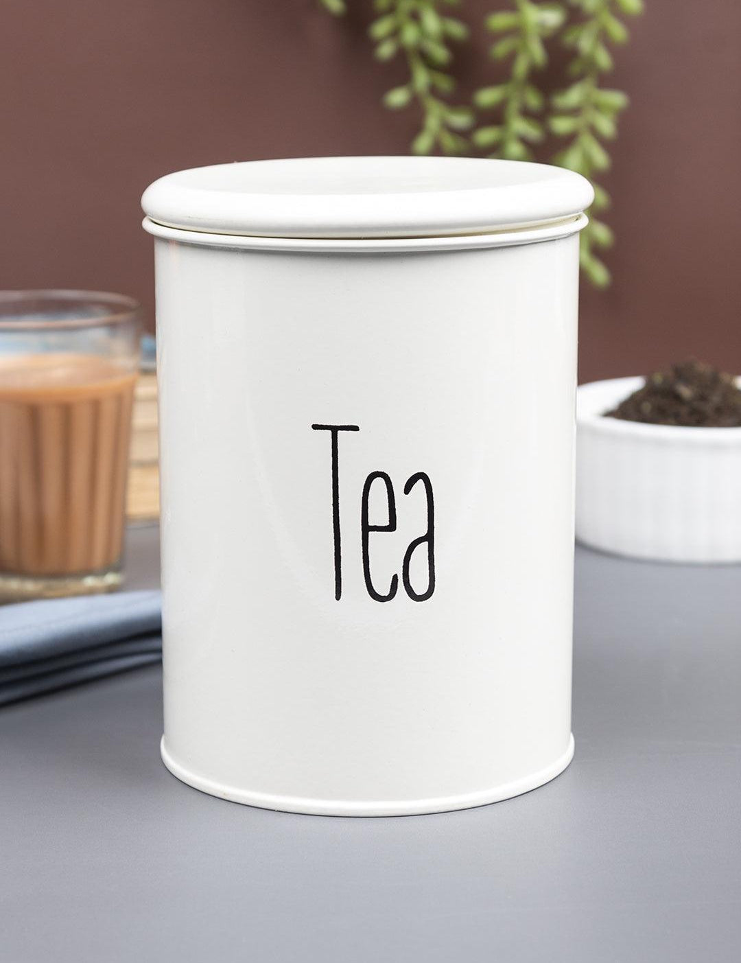 Tea Jar with Lid - (Off White, 900mL) - MARKET 99