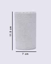 Toothbrush Holder, White, Plastic - MARKET 99