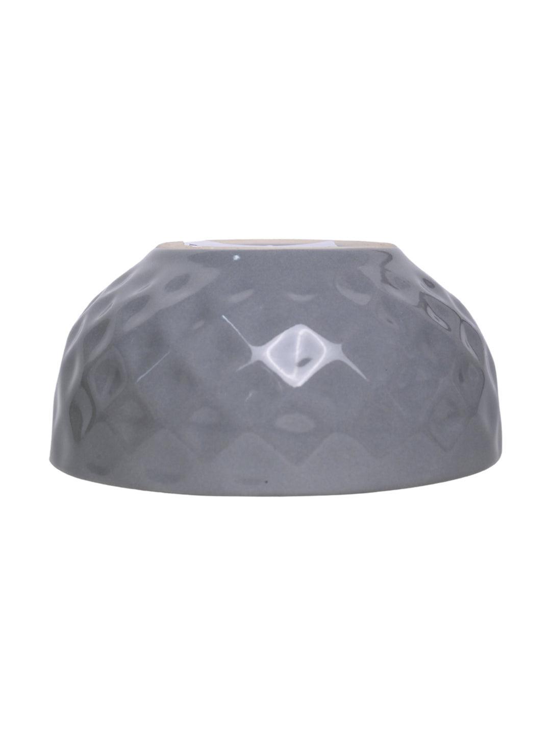 VON CASA Ceramic Bowl - 450Ml, Light Grey - MARKET 99