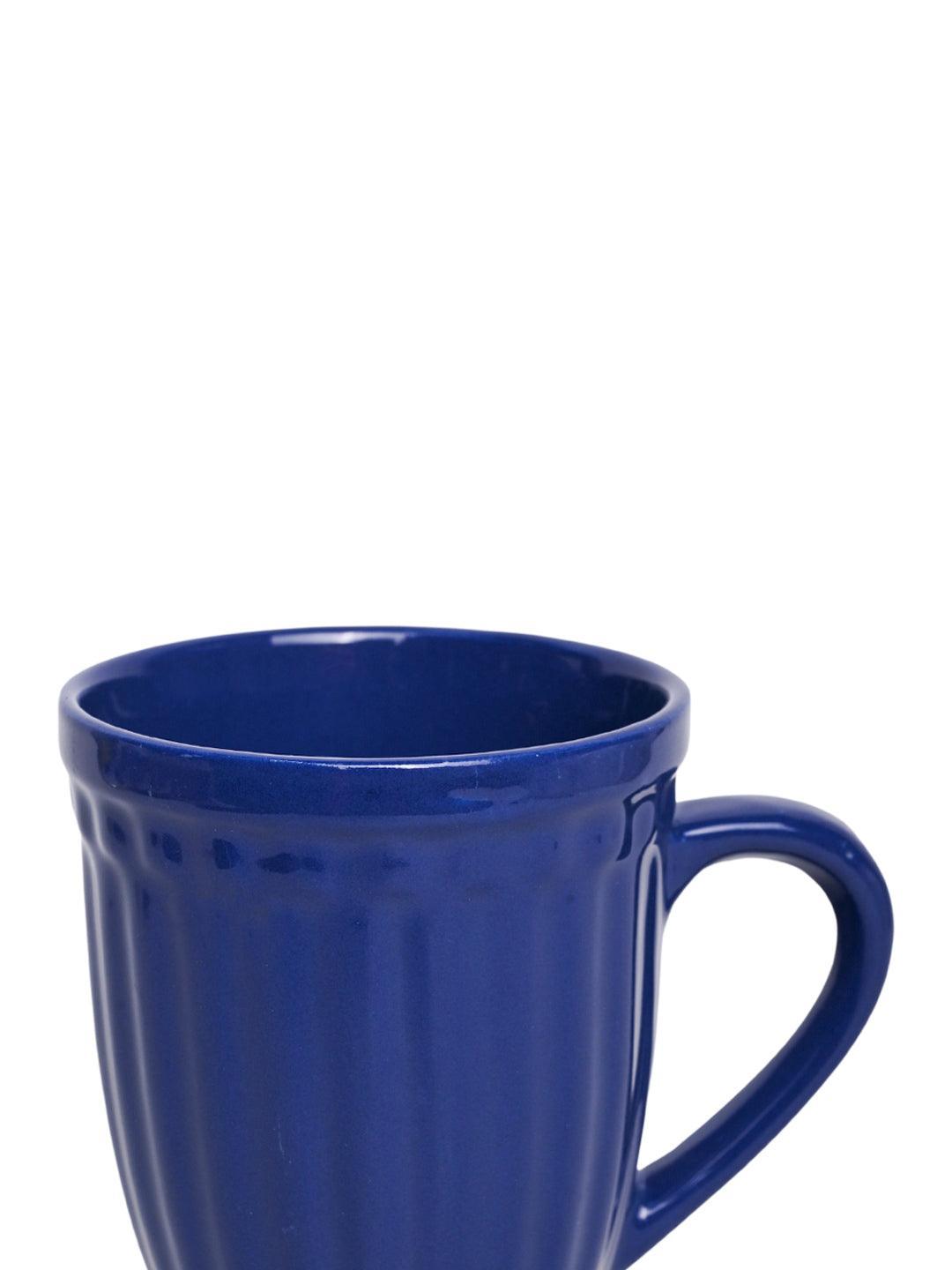 VON CASA Ceramic Coffee & Tea Mug - 300 Ml, Blue - MARKET 99