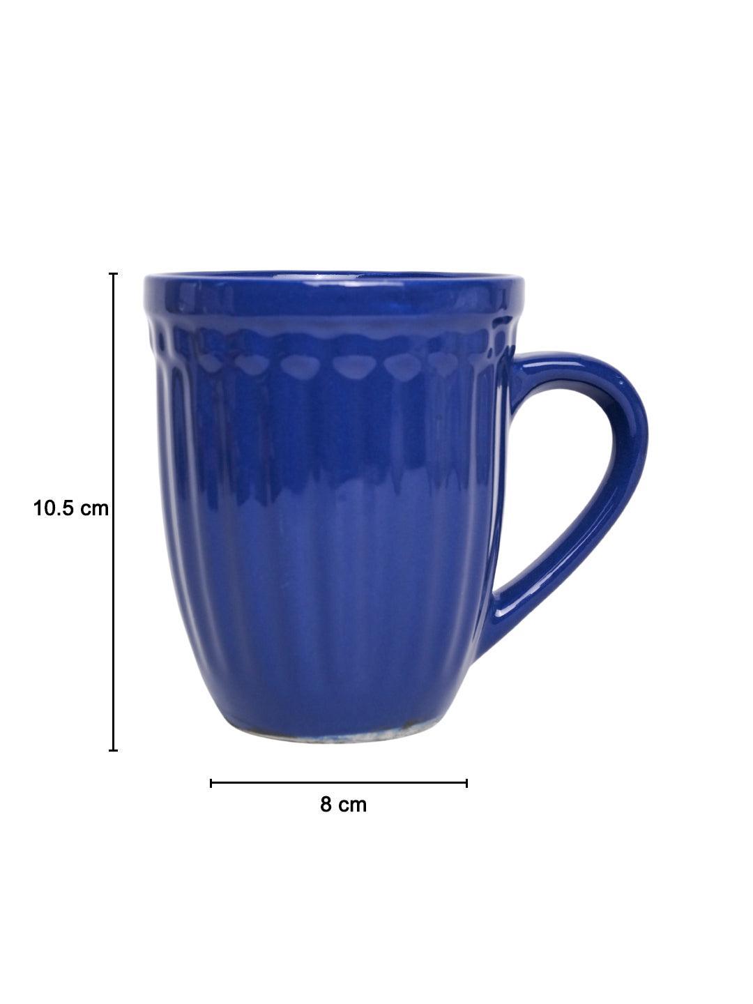 VON CASA Ceramic Coffee & Tea Mug - 300 Ml, Blue - MARKET 99