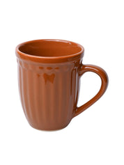VON CASA Ceramic Coffee & Tea Mug - 300 Ml, Brown - MARKET 99