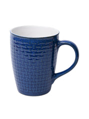 VON CASA Ceramic Coffee Mug - 320 Ml, Blue - MARKET 99