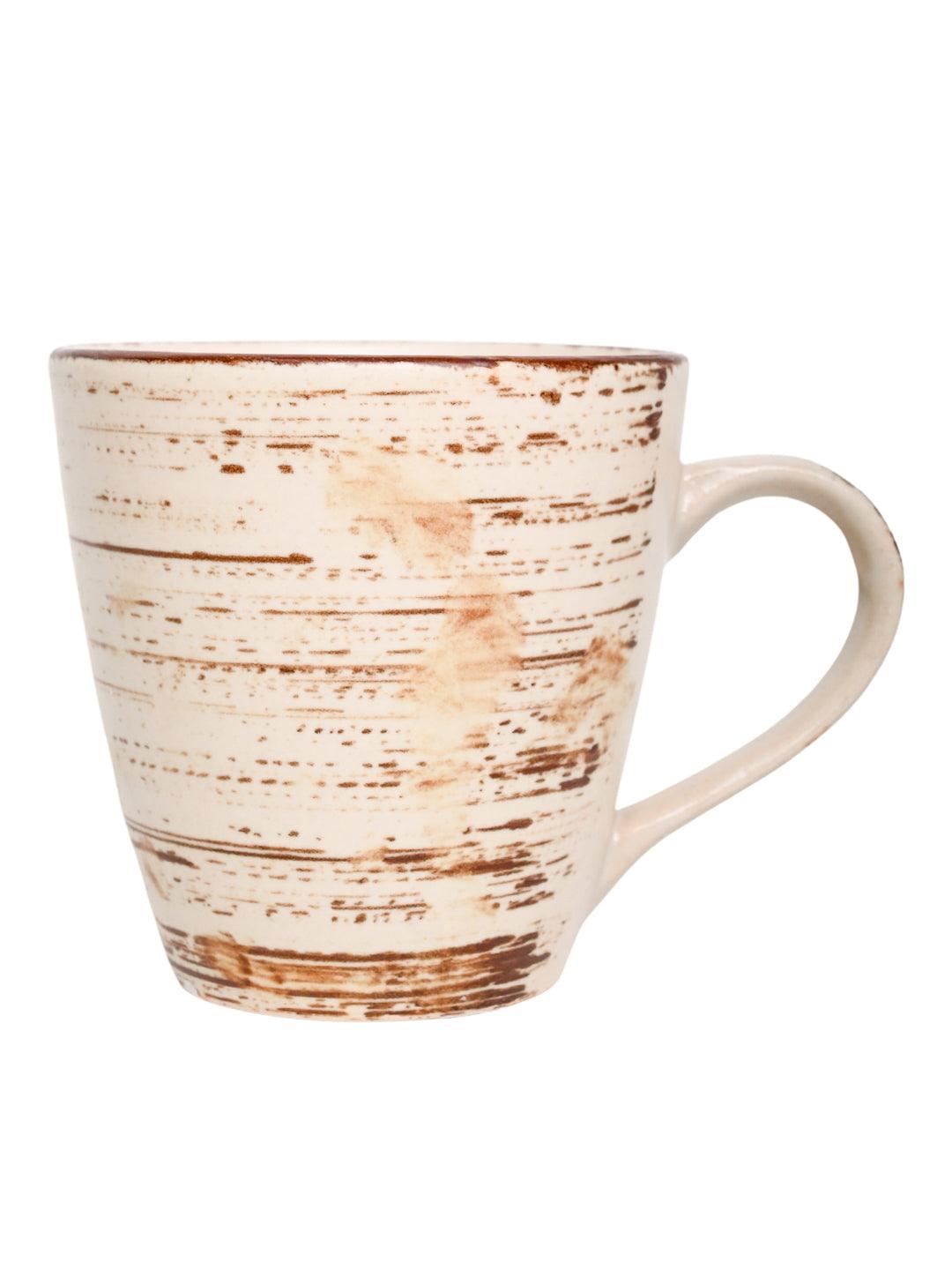 VON CASA Ceramic Mug - 330Ml, Cream - MARKET 99