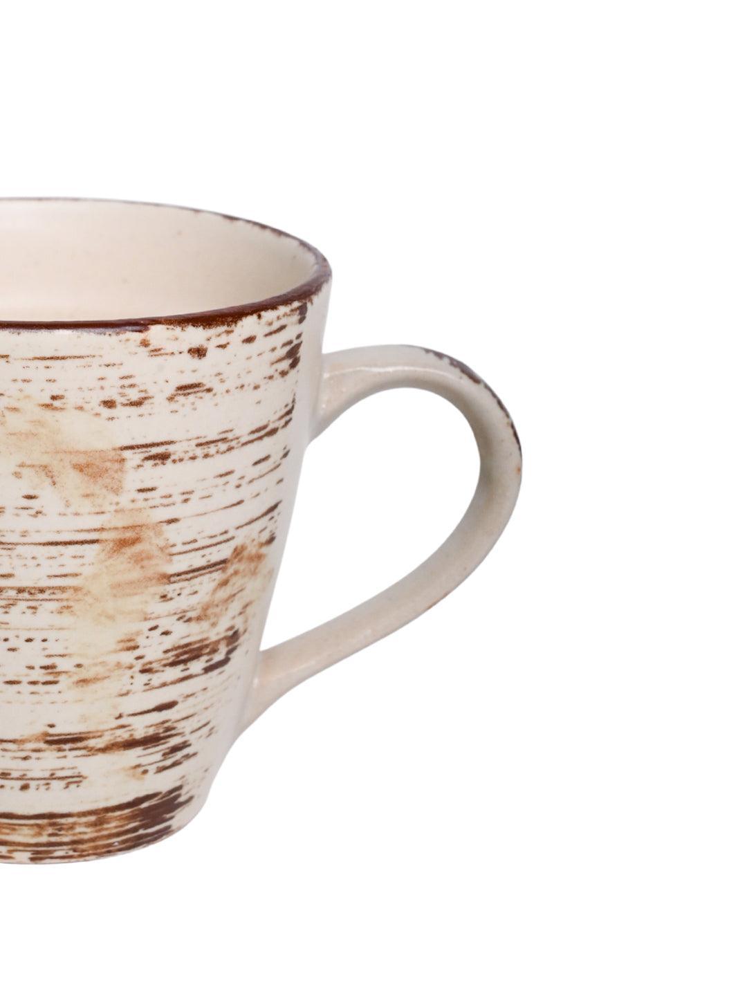 VON CASA Ceramic Mug - 330Ml, Cream - MARKET 99