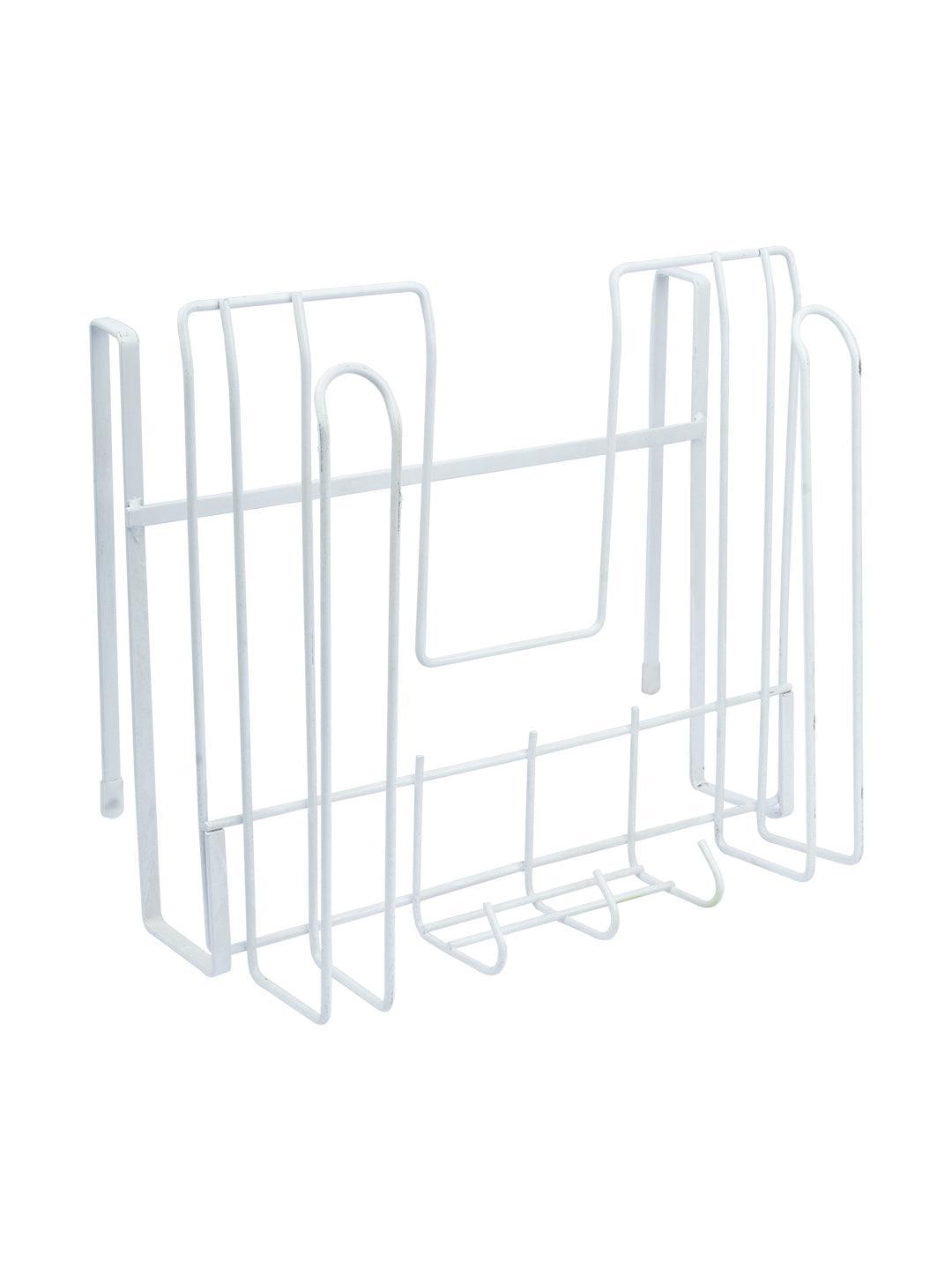 Wall Mount Pot Lid Organizer, Steel Storage Rack - MARKET 99