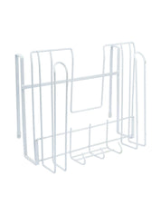 Wall Mount Pot Lid Organizer, Steel Storage Rack - MARKET 99